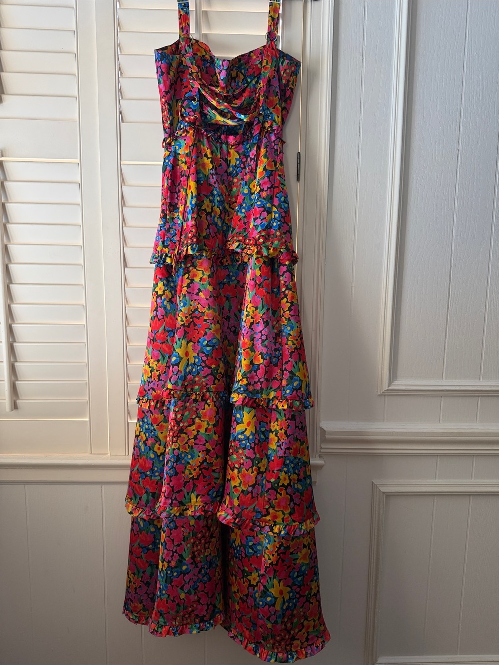 Show Me Your MuMu Lady Corset Dress in color garden glow luxe - Picture 14 of 14